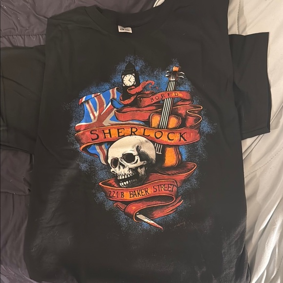 NEW! Sherlock BBC Baker Street tshirt - Picture 3 of 3